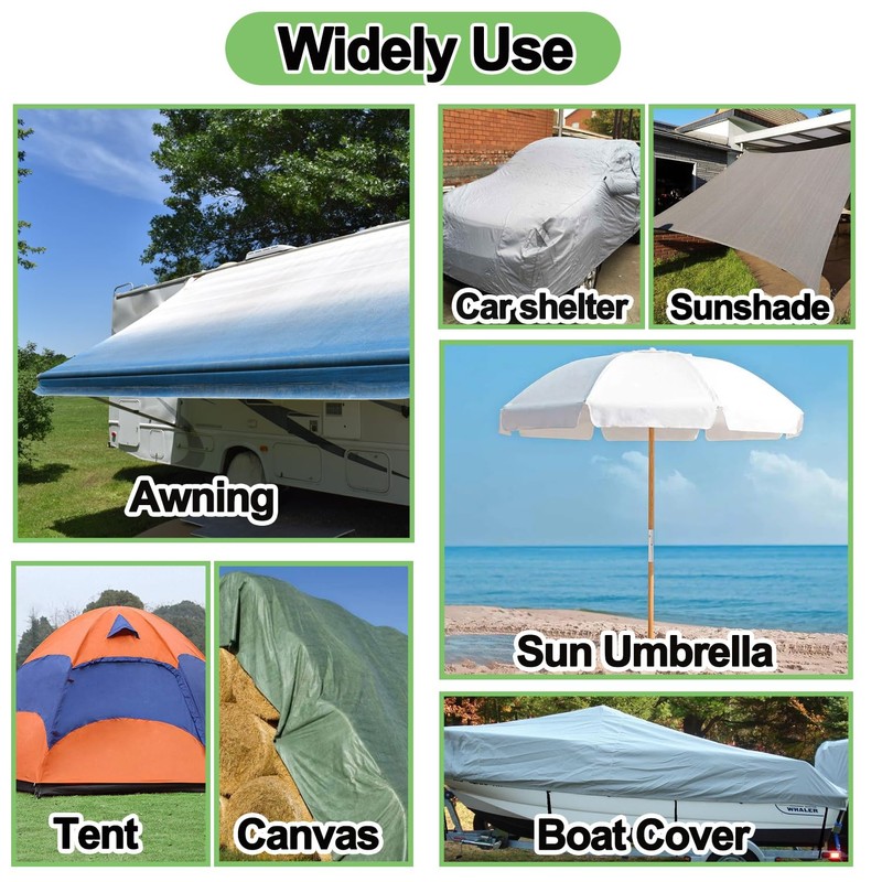 KAIHENG Fabric Repair Tape, 2.75IN X 23FT Tent Repair Kit,