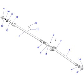 Polaris Ranger Hex Nut, 20 mm x 1.5 mm, Genuine OEM Part 7547960, Qty 1