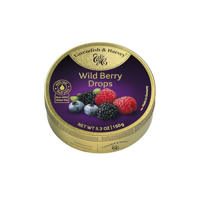 Cavendish & Harvey | Wild Berry Hard Candy Drops |