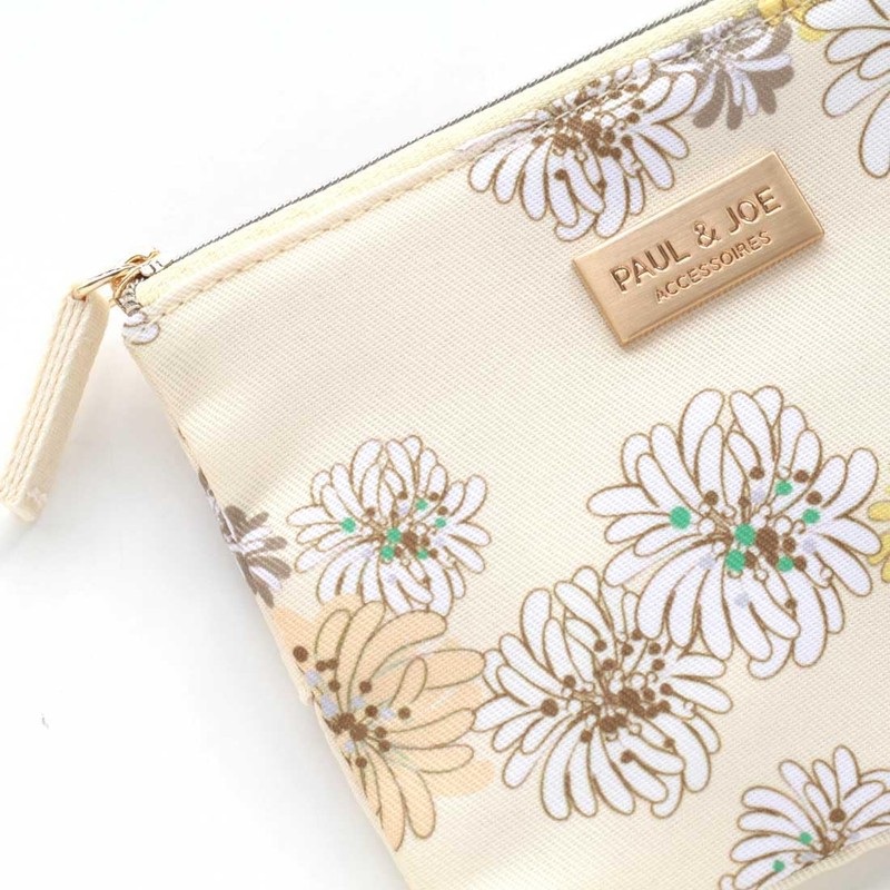 PAUL&JOE ACCESSOIRES 107457-9203-03 Tissue Pouch, 9203 (Yellow), Floral Pouch, Hand
