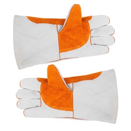 DOITOOL 1pair Welding Gloves for Men and Women Heat Resistant Welding Accessories Comfortable Fit Full Wrist Coverage for Safety and