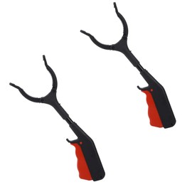 Voarge 2 pinze per rifiuti, pinze per anziani, 28 cm, pinze portatili, pinze per rifiuti, pinze corte per riciclaggio, giardino, cortile