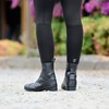 Saxon Syntovia Zip Paddock Boots, Black, Ladies 7