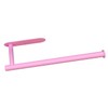 Pink Paper Towel Holder Under Cabinet No Drilling, Self Adhesive