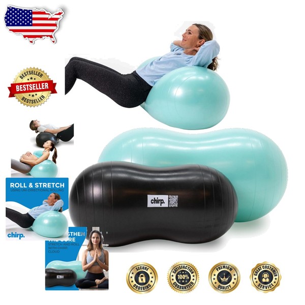 2-Pack Cloud Peanut Mobility Ball - Perfect for Exercise, Therapy