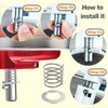 4 Pack Stainless Steel Spring and Washer Suitable for Kitchen