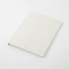 DESIGNPHIL Midori 15331006 Notebook, Ring Notebook, Color, Dot Square, White,