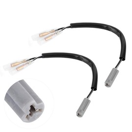 Gorgeri 7.5in Turn Signal Wiring Adapter Plug Motorcycle Signal Blink Lamp Socket Wiring Harness Parts Fit for Yamaha YZF‑R6 YZF‑R1 FZ6 FZ10