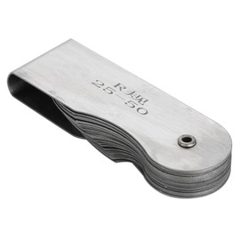 Stainless Steel Radius Fillet Gauge External Internal Concave Convex Measuring Tool (R25-50MM)