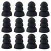 eMagTech 6 Pairs 3 Flange Noise Reducing Earplugs with 2mm