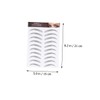 Baluue Sets Full Realistic Eyebrow Kit Easy Apply Sticker Brow