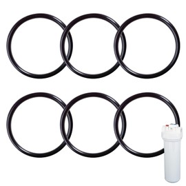 Impresa O-Rings Water Filter Replacement Gaskets - 6 Pack - Tight Seal and Stops Leaks - Quick and Easy to Install - Compatible with Whole Home Water Filtration System (3.56 inch)