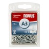 Novus 045-0029 Blind Rivets A 3 x 8 Aluminium Pack