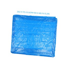 MERRYHAPY Outdoor Inflatable Pool Cover Protective Tub Cover for Above Ground Pools Pe Material Reduces Water Evaporation Dustproof and Leaf Protection