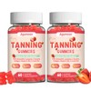 Tanning Gummies for Women and Men, Self Tan Supplement -