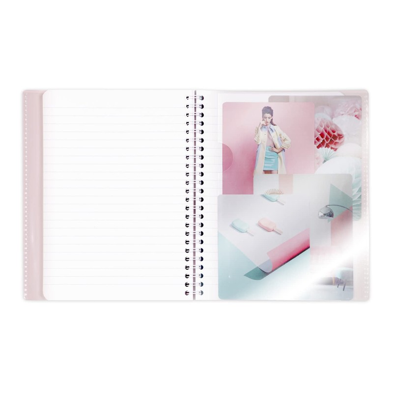 Clairefontaine 376772C Koverbook Blush Spiral Notebook, DIN A4, 21 x