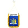 1000 Flags Limited New York State Flag Car Window Hanging