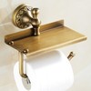 Toilet Paper Holder with Phone Shelf, Bathroom Toilet Paper Roll