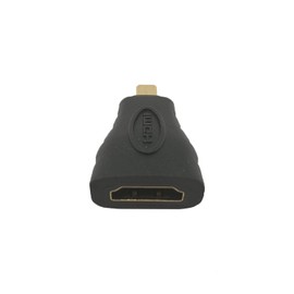SatelliteSale Digital HDMI Female to Micro HDMI Male Adapter PVC Black