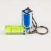 Set of 3 Units. Mini Spirit Level Keyring, 4cm x