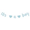 It's a Boy Banner Baby Shower Bunting Gender Reveal Party