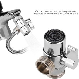 WYANG Válvula desviadora Grifo Divisor Lavabo Fregadero Manguera M24 Adaptador para baño Cocina Ducha