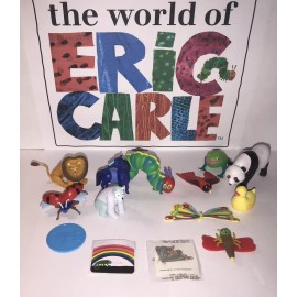 The World of Eric Carle Figure Set of 11 Including the Hungry Caterpillar!