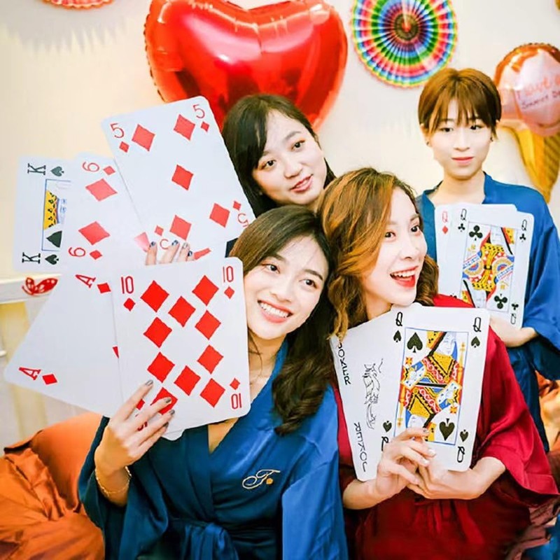 DKAOVH Jumbo Playing Cards, Oversized Playing Cards, giant playing cards,