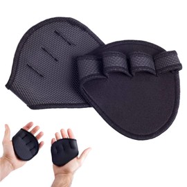 ZXNJA 1 Paar Griffpolster Kraftsport, Griffpads Krafttraining, Griffhilfen Kraftsport, Griffpolster, Grip Pads Gym, Griffpads Als Alternative Zu Trainingshandschuhen Für Maximalen Griff