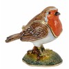 Juliana TREASURED TRINKETS Robin Trinket Box 15345, Brown