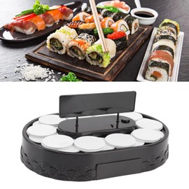 Rotary Sushi Machine, Automatic Rotating Table Display Stand, Swing Tray, Turntable, Home Sushi Display Table, Rocking Tray for Sushi, Dessert,