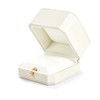 Oirlv Engagement Ring Box PU Leather Ring Storage Box for