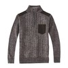 Gioberti Men's Half Zip Pullover Knitted Regular Fit Sweater with