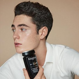 KÉRASTASE Bain Densité Homme Shampoo | Trata y Detiene la Pérdida de Densidad Capilar y Proporciona Volumen al Cabello | Con Biotina y Taurina | 250ml