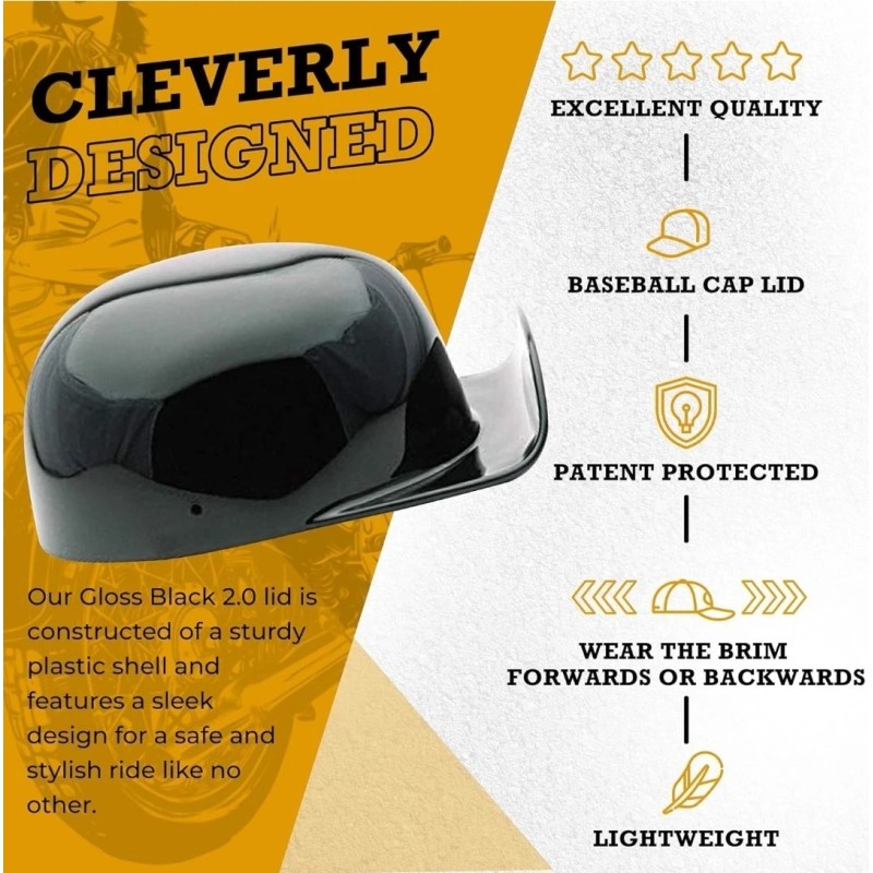 Mikes Pro Lids Motorcycle Helmet Harsh Bill Doughboy 2.0