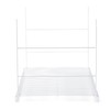 Rubbermaid Universal Closet 24 Inch Long Durable Steel Custom Wire
