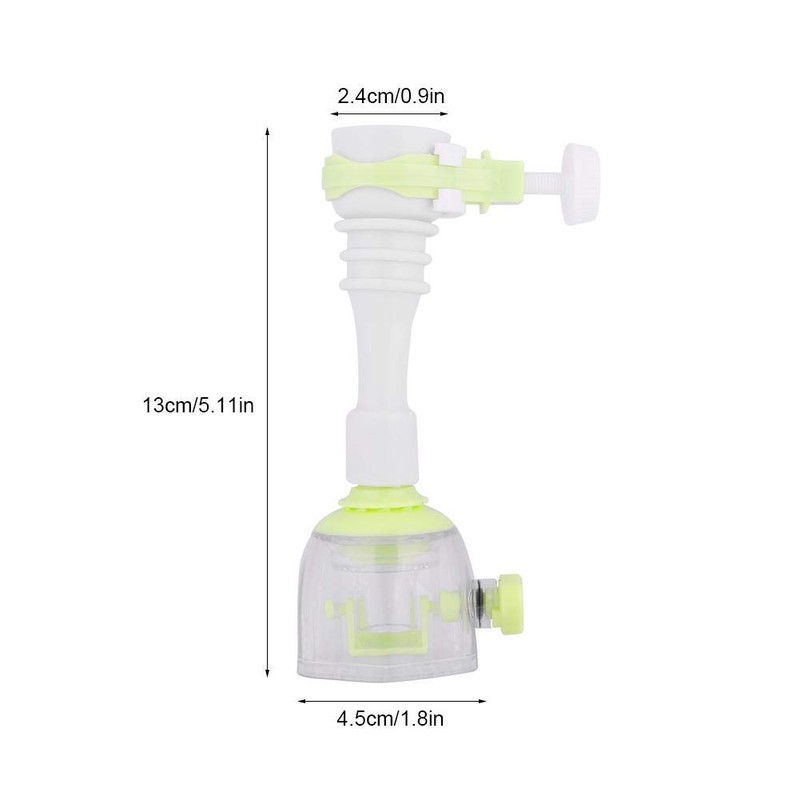 Adjustable Splash-Proof Faucet Extender Rotatable Kitchen Water-Saving Tap Nozzle Filter