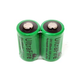 UltraFire Charger + 2x 800mAh 3.0V Rechargeable Battery For UltraFire CR2 15270 15266 NEW