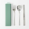 Artbox/Withmarket Cooking Home & Gourmet Portable Cutlery Set (Green +