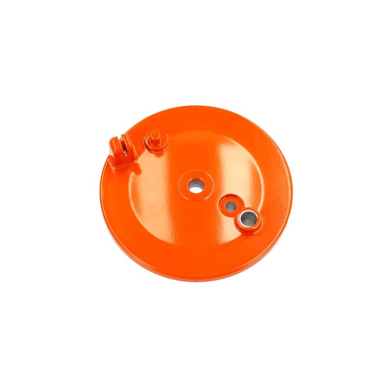 Rear Brake Plate Orange with Bore Slotted for Simson KR51/1