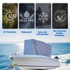 Marine T-Cover, Boat Console Top CoverOutdoor Marine Marine Grade Canvas