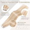 Elailite Tape in Hair Extensions Human Hair Real Human Hair
