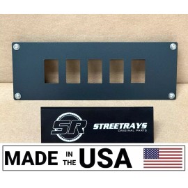 StreetRays [SR] V2 Center Dash Console Plate Panel 5x Rocker Switch FOR Yamaha YXZ 1000