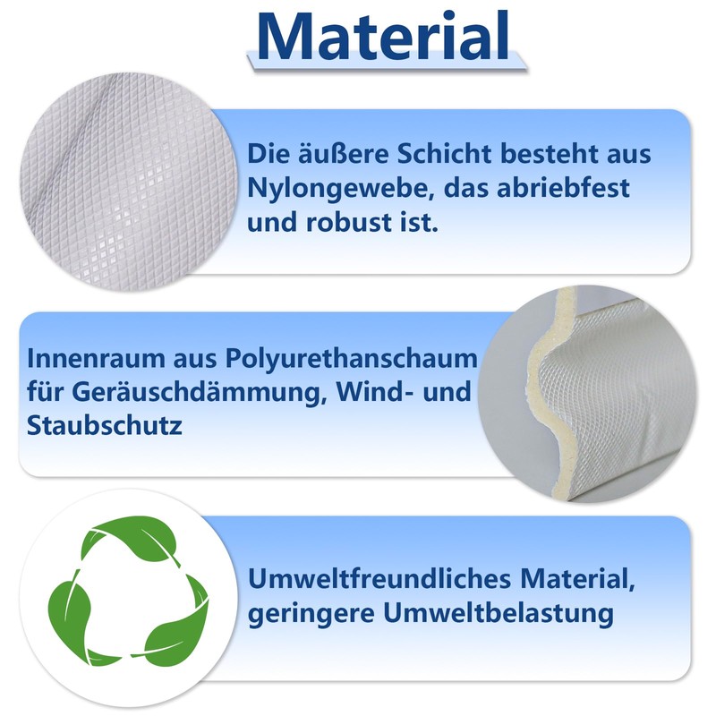 Birllaid Window Seals 10m x 3cm, Polyurethane (PU) Tape -