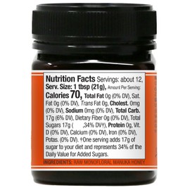 Wedderspoon Raw Premium Unpasteurized Manuka Honey, KFactor 16, 8.8 Oz