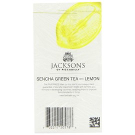 Jacksons Chinese Sencha Green Tea with Natural Lemon (20) - Pack of 2
