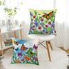 Easternproject Spring Floral Butterfly Pillow Covers Set of 4 18x18