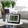 Digital Clock Large Display Blue Backlight Temperature Humidity Function Wall