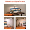 VEVOR LED Desk Lamp with Clamp, Double Head Architect Desk