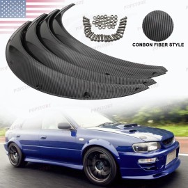 POPSTORE Carbon Fiber Fender Flares Wheel Arches Cover Body Kit For Chevy Camaro SS LS LT